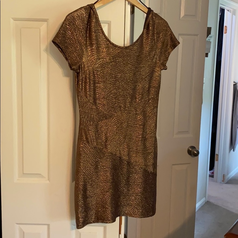 Gold shimmer tunic